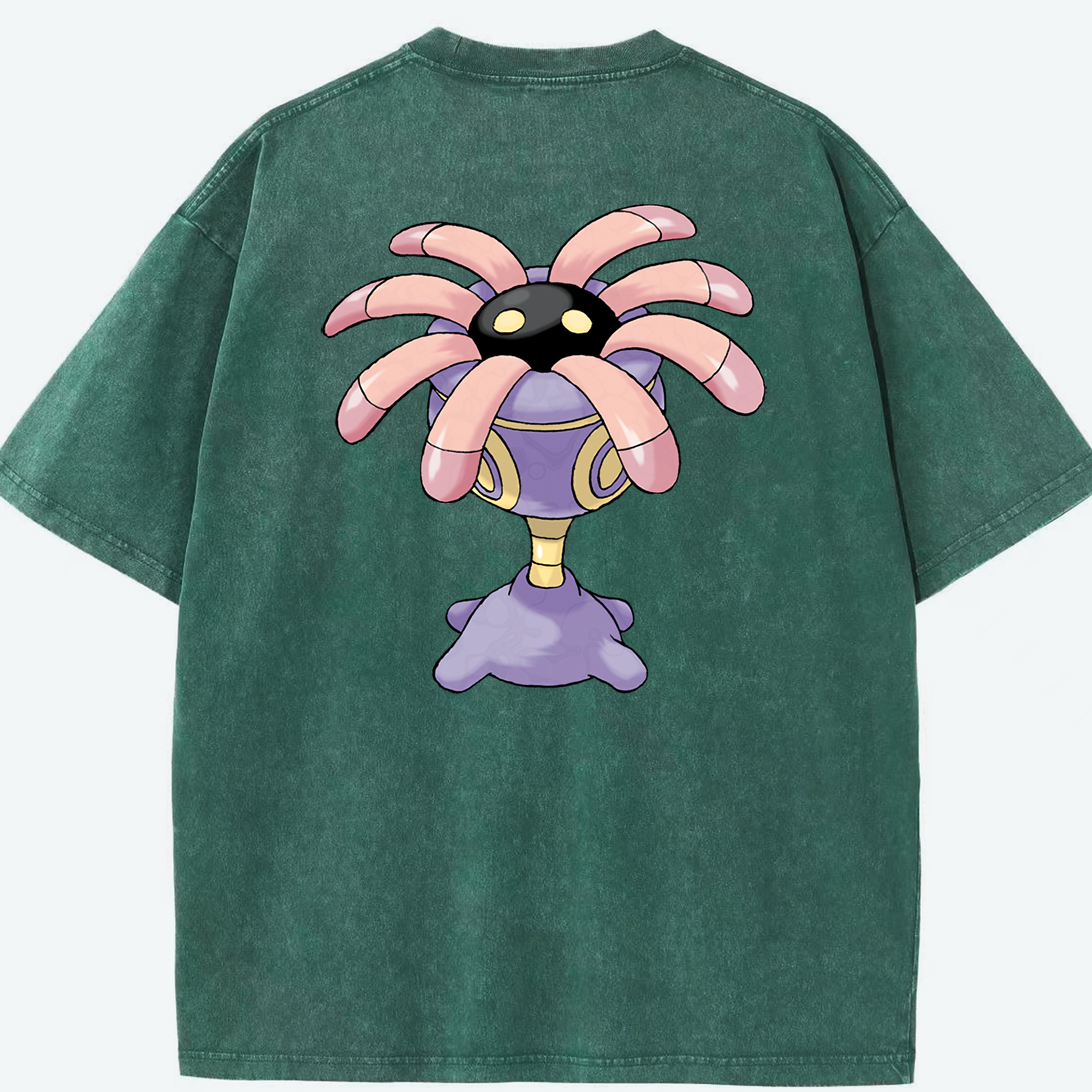 （画像用） ポケットモンスター Pokémon 綿100% ヴィンテージ風 半袖Tシャツ（背面プリント）